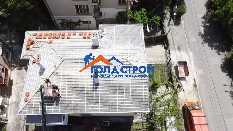 Изграждане на нов покрив град София, ж.к Сухата река, снимка 1