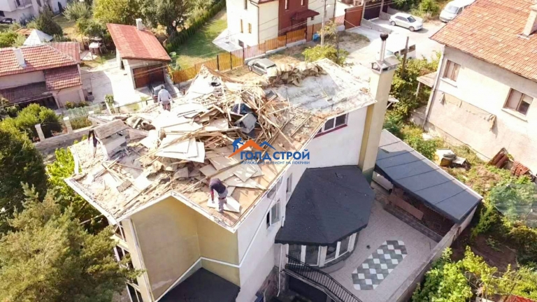 Ремонт на покрив в кв. Горна баня, София